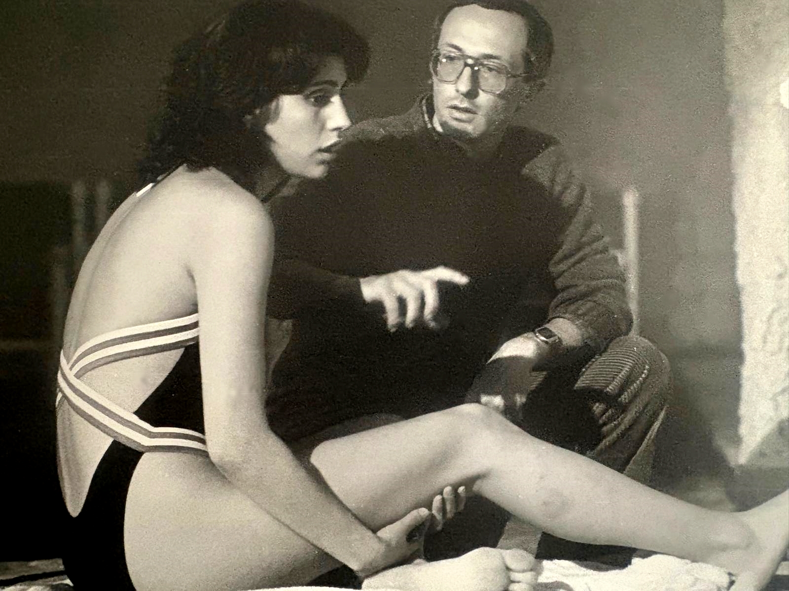 Sestoeri con Jo champa sul set di DOLCE ASSENZA